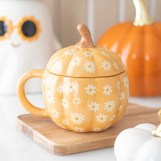 Mug "Floral pumpkin"
